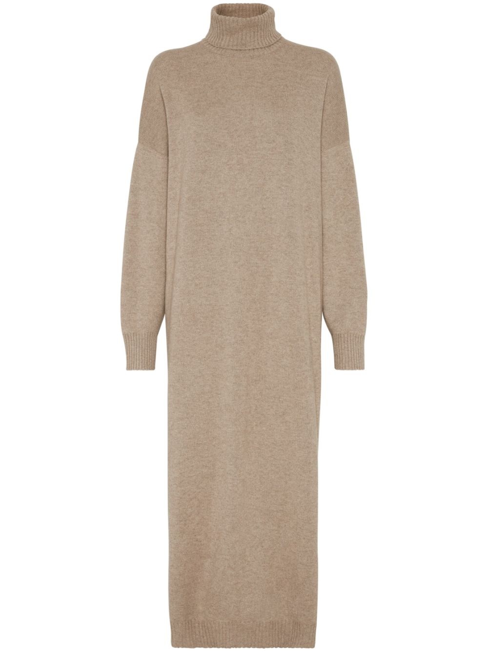 Cashmere dress with precious details - 1