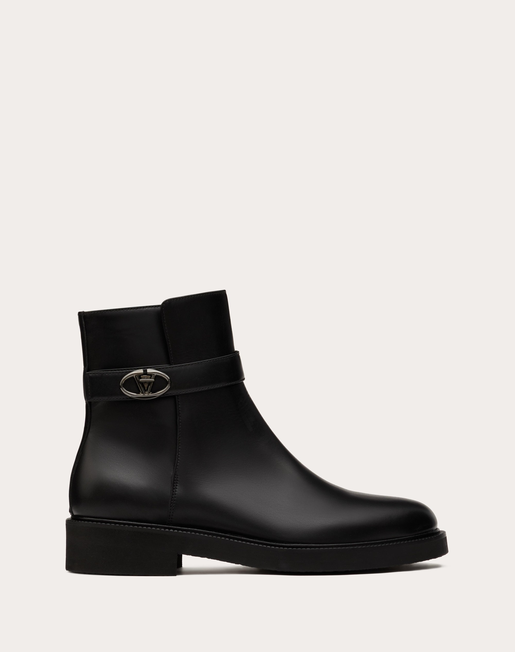 VLOGO LOCKER CALFSKIN ANKLE BOOT - 1