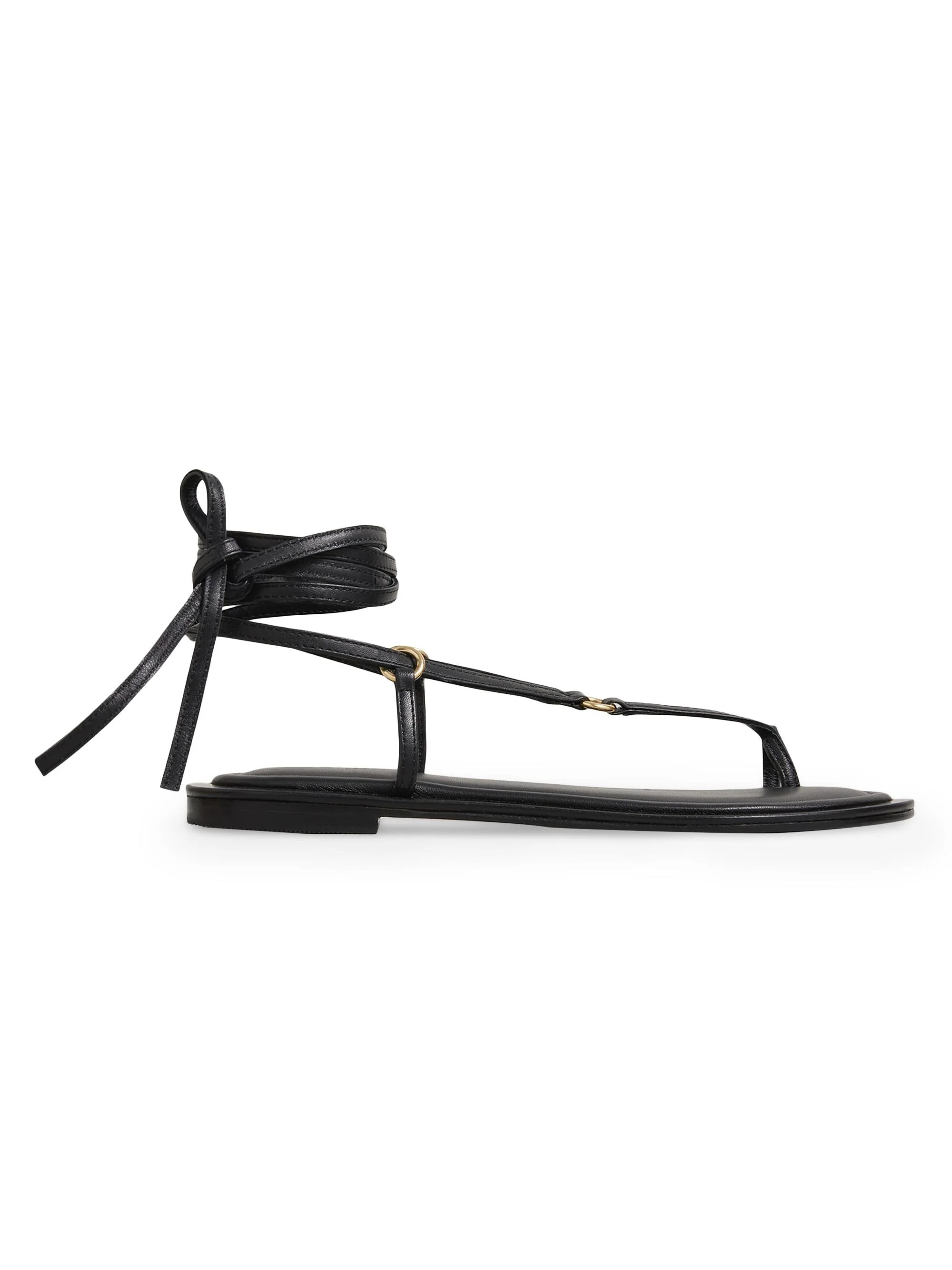 A. Emery Women's Tesni Leather Sandals - Black - 1
