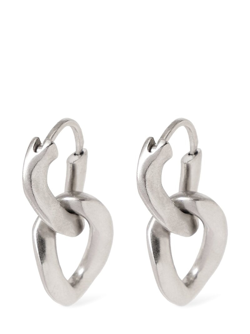 Double chain earrings - 1