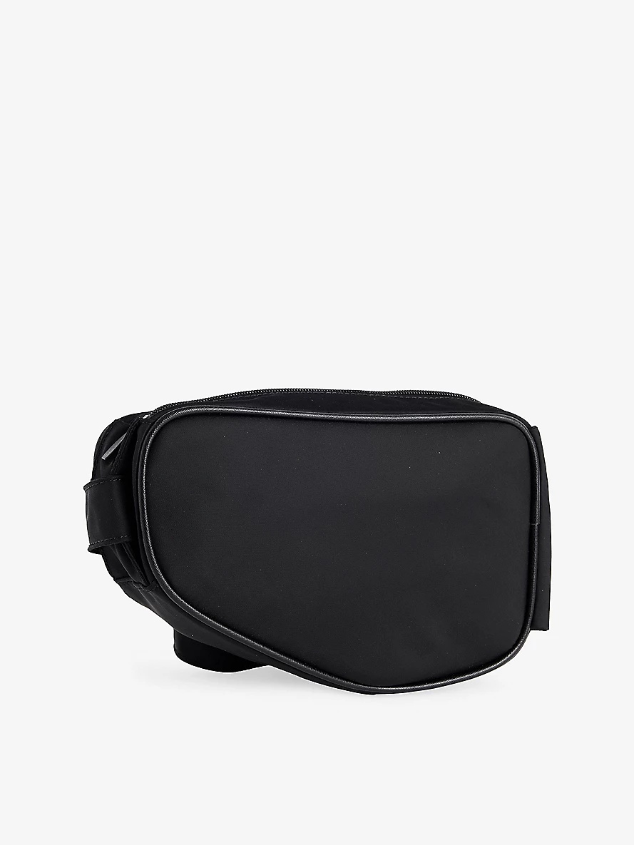 Asymmetric Woven Cross-Body Bag - 4