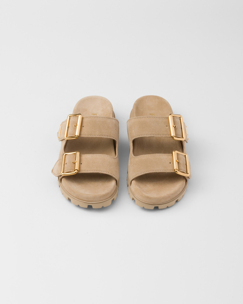 Suede strap slides 3