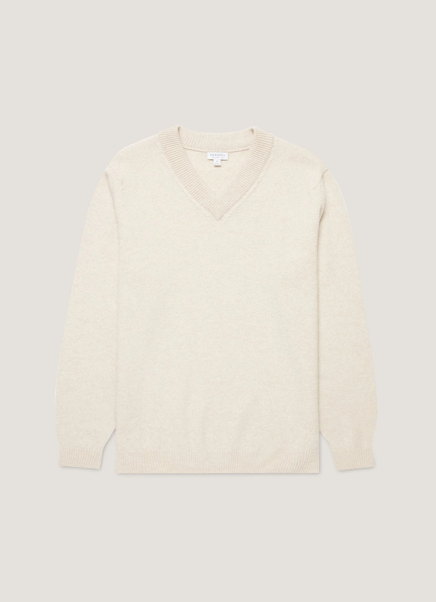 Lambswool V‑neck Jumper - 1