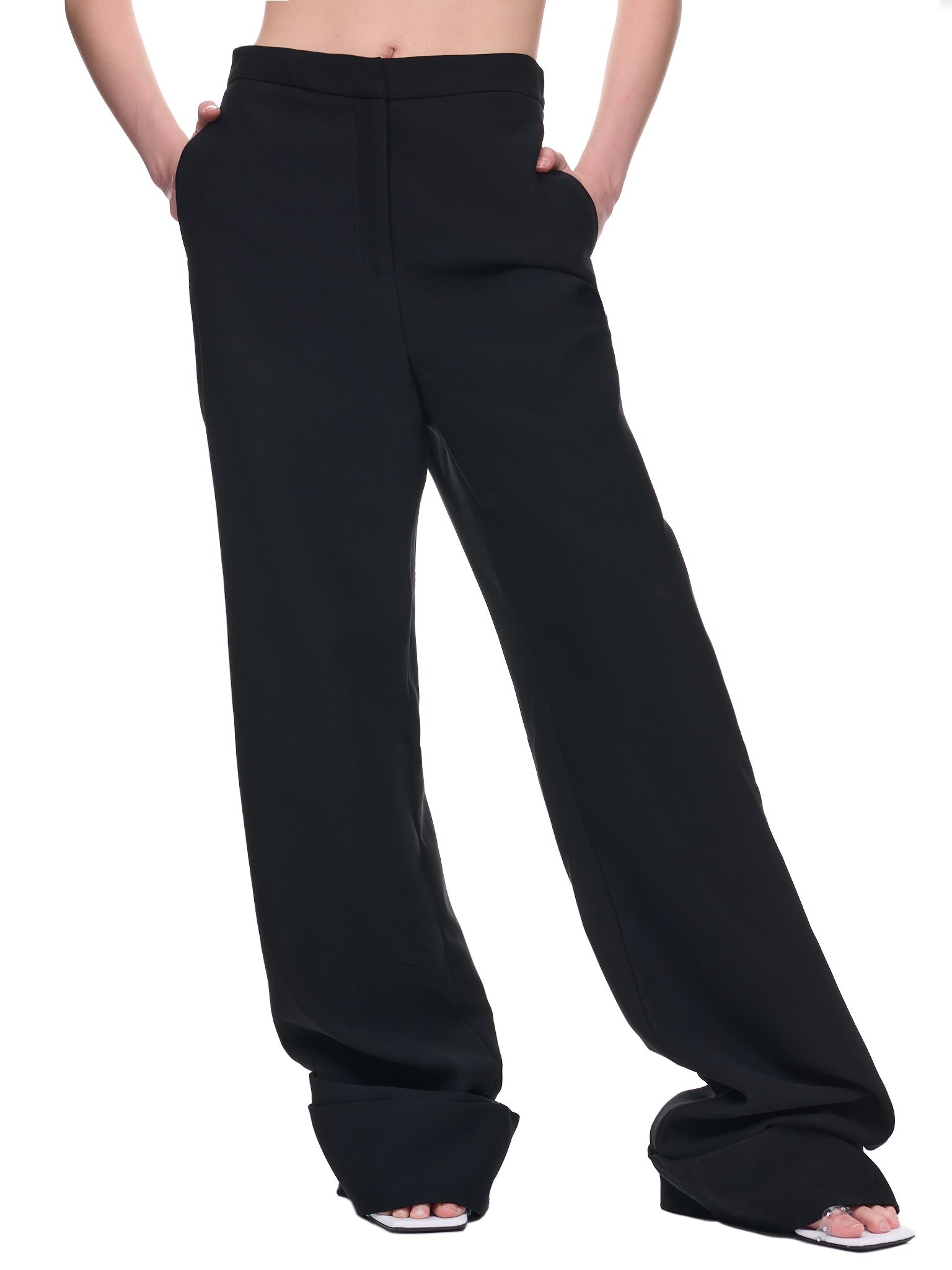 Wide Cuff Trousers - 4