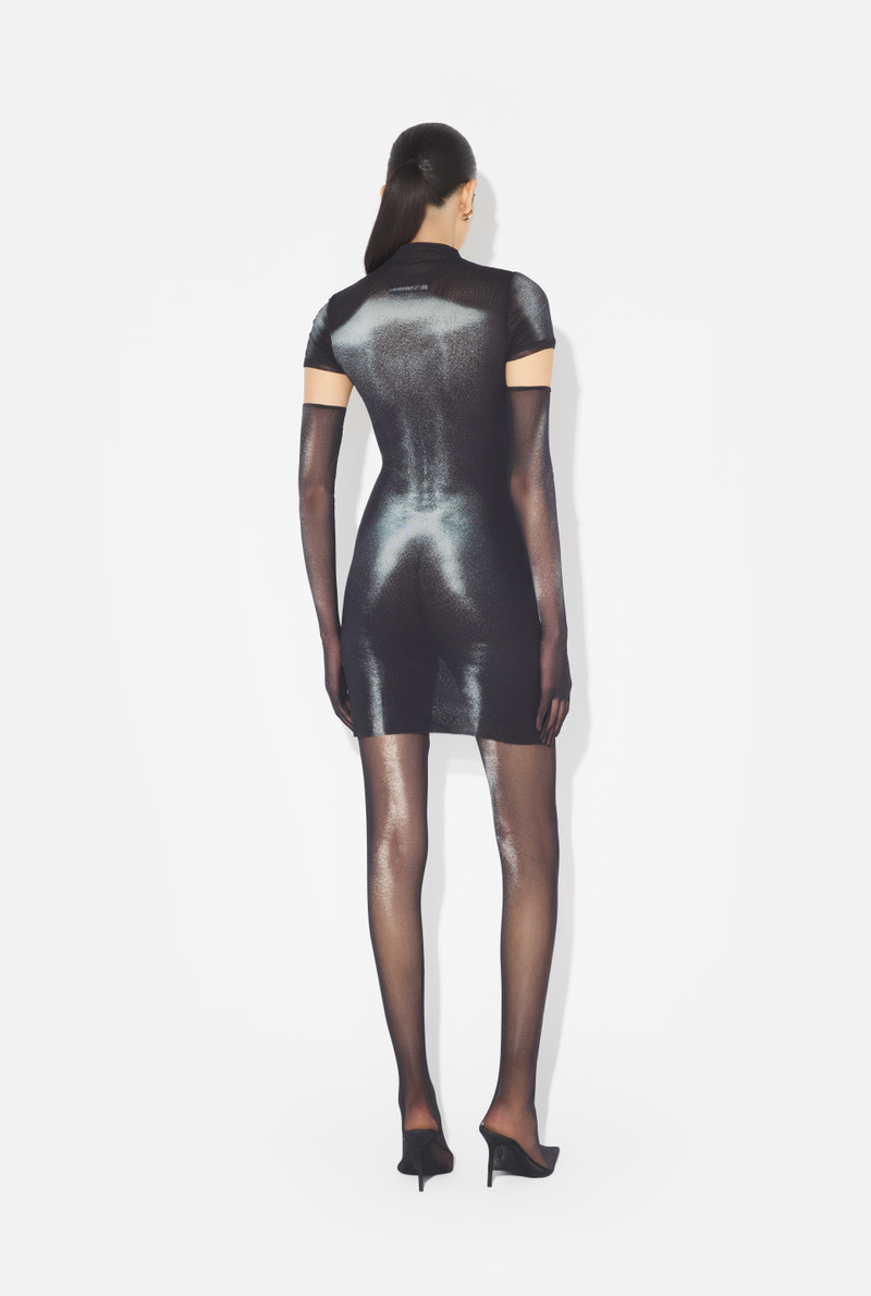 THE SHORT SILVER BODY DUST DRESS 2