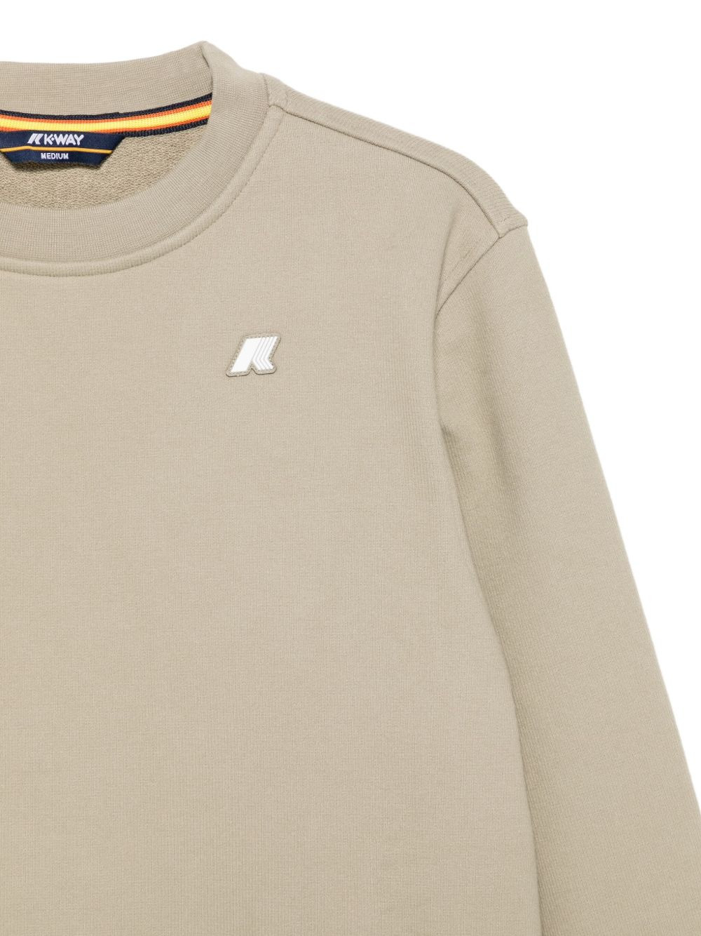 crew-neck logo-patch sweatshirt - 3