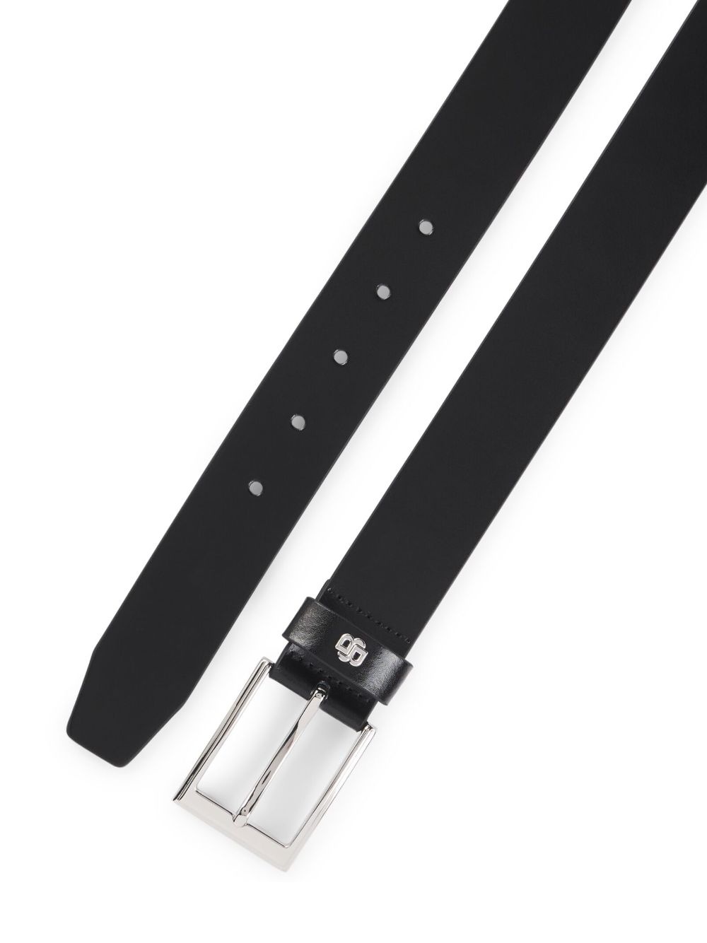 logo plaque-detailing belt - 2