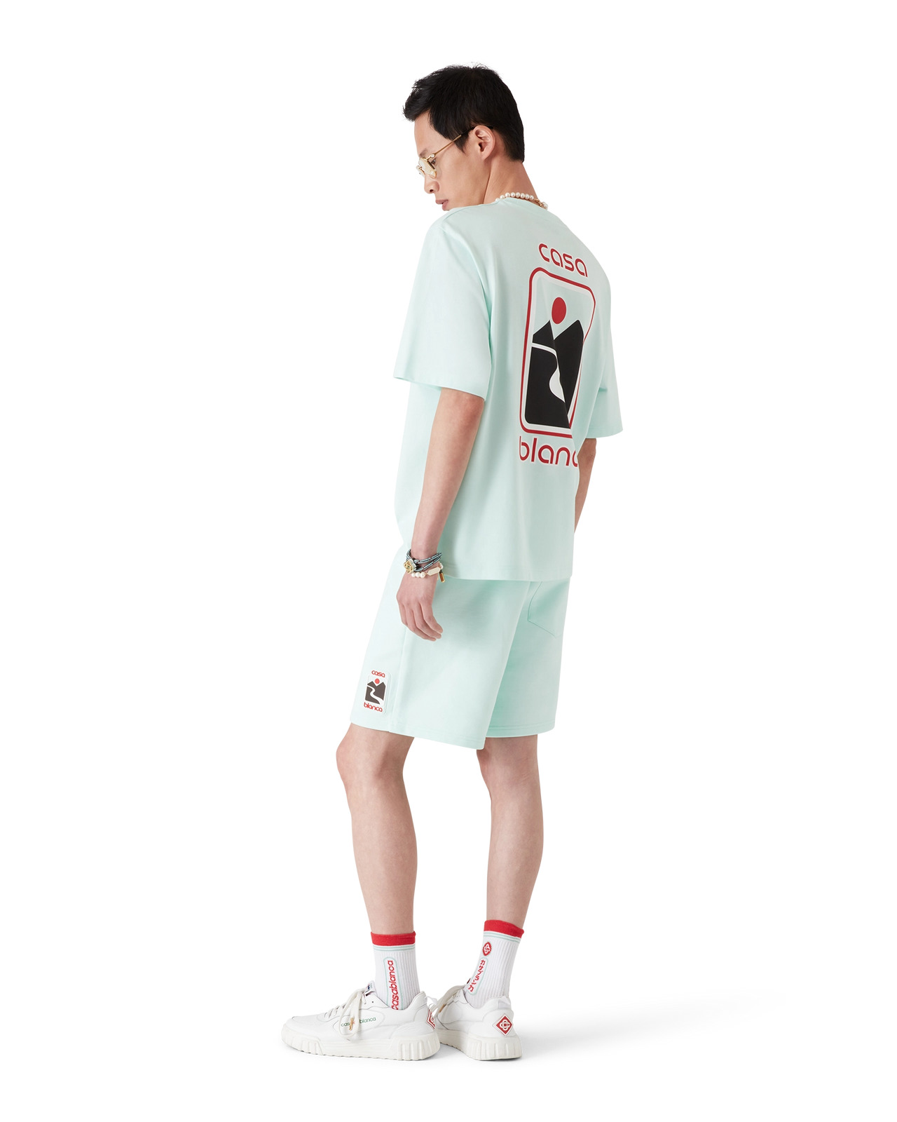 Sunset Valley Sweatshorts | Casablanca Paris - 3