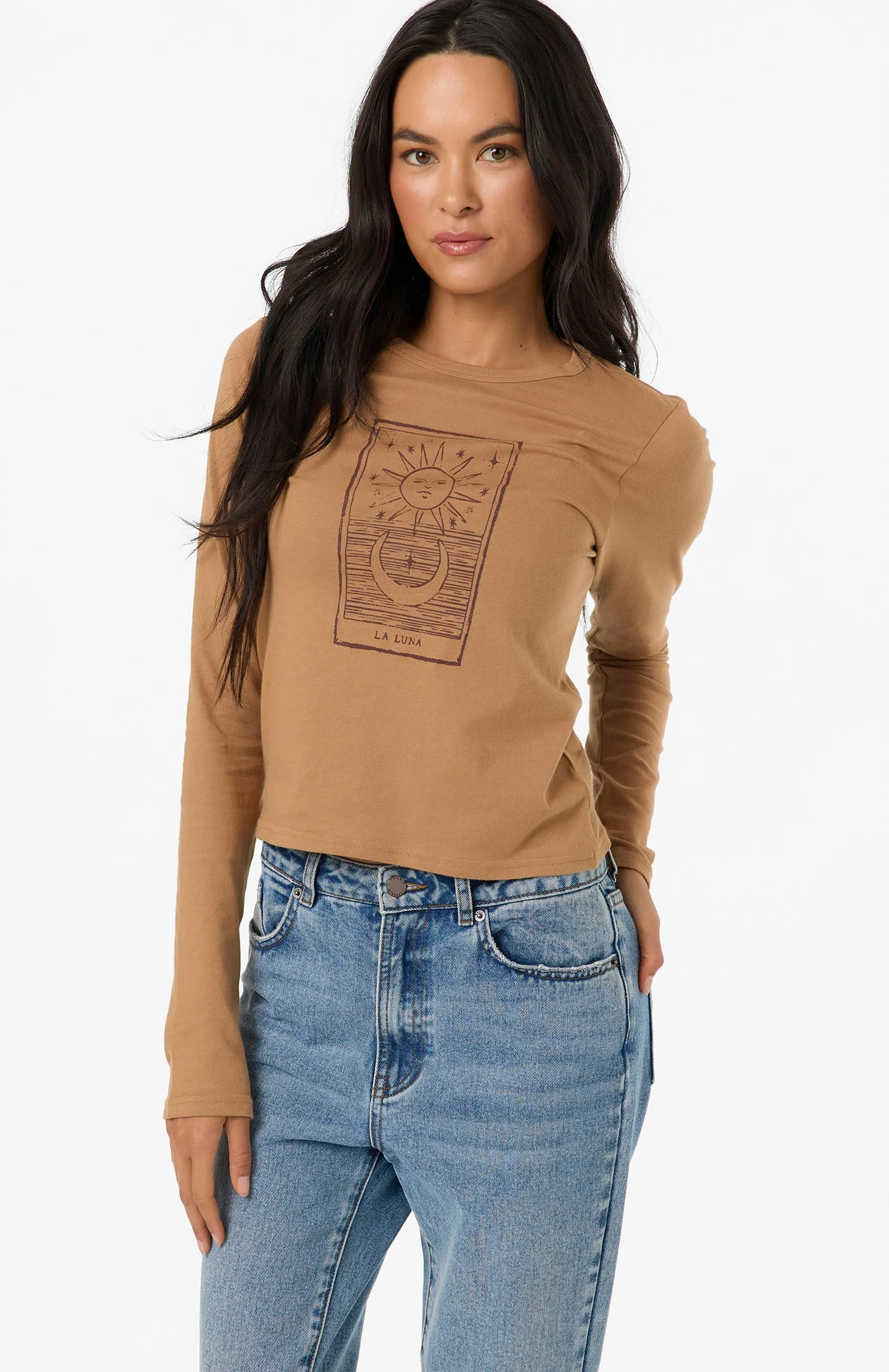 Starry Night Fitted Long Sleeve Tee - 1