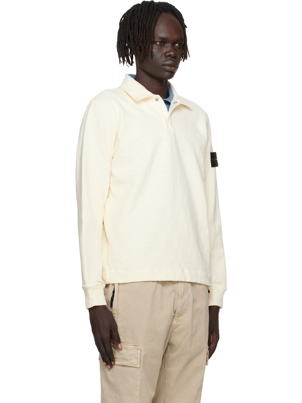 Off-White 6100054 Vanisé Brushed Heavy Cotton Jersey Polo - 2