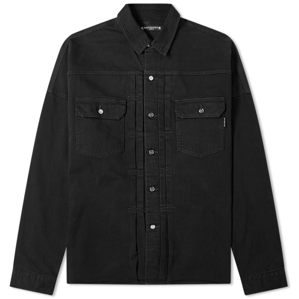 MASTERMIND WORLD Denim Overshirt - 1