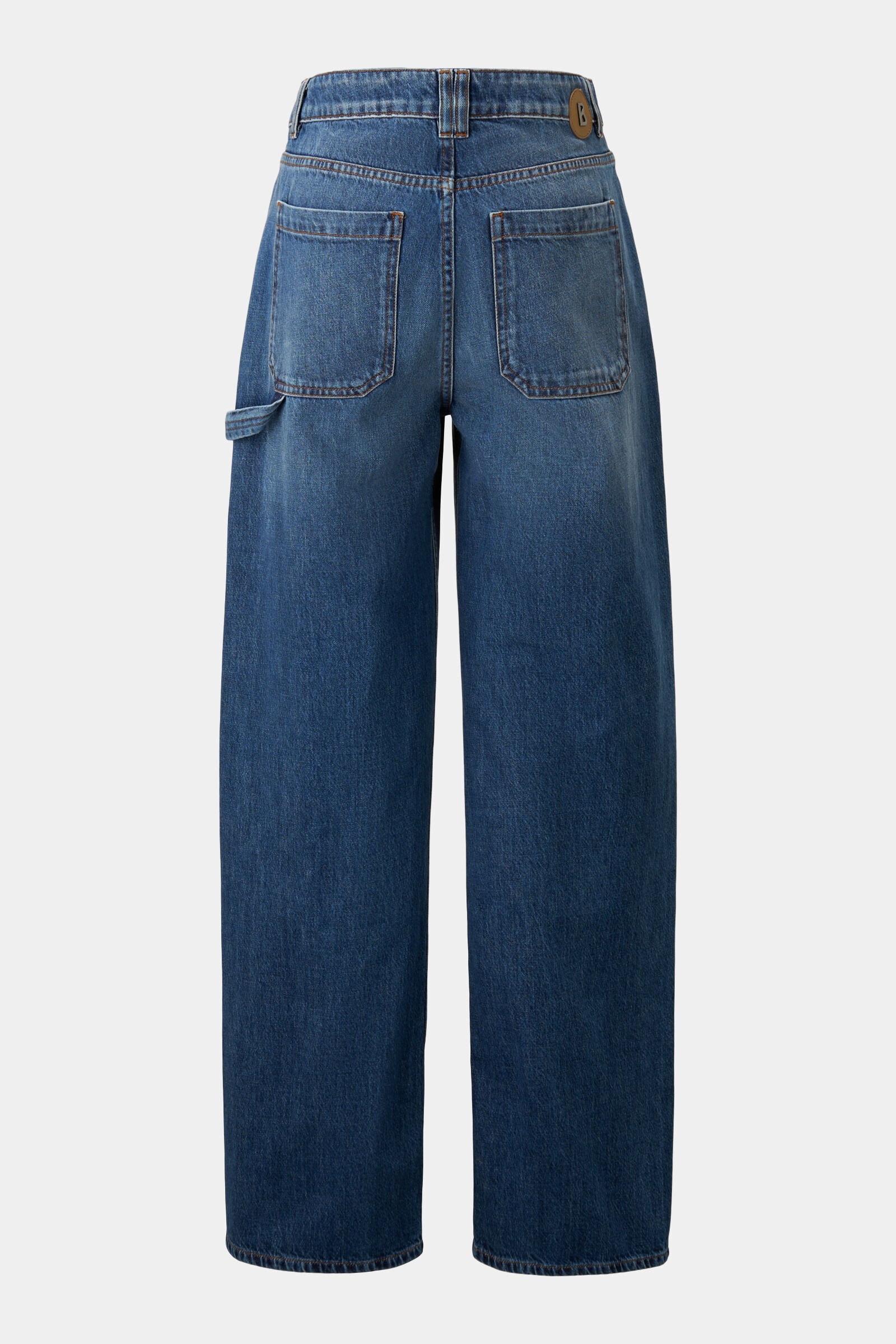 Dyna wide fit jeans in Washed blue denim - 7