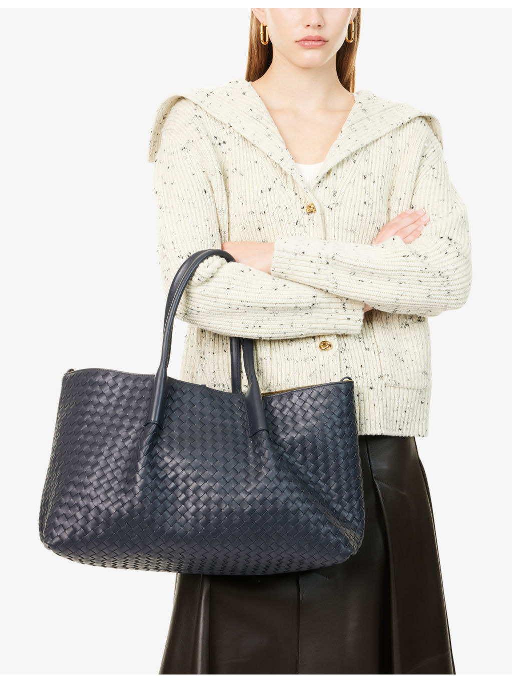 Pinoteca Large Leather Shoulder Bag - 2