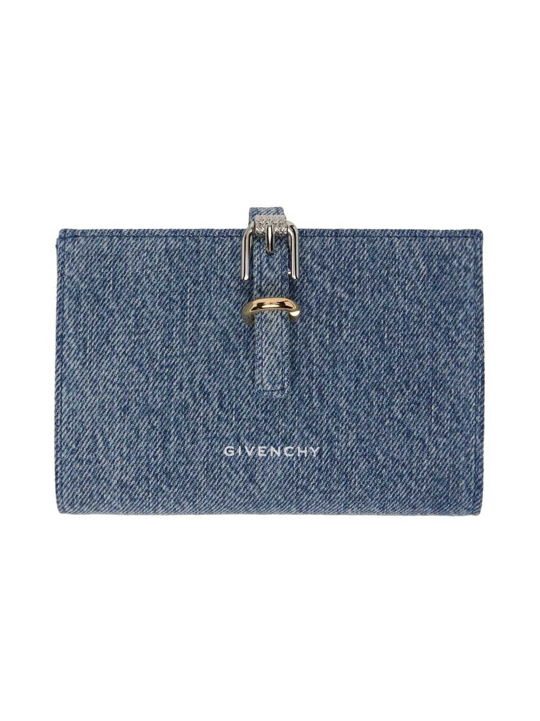 Blue Voyou Denim Wallet - 1