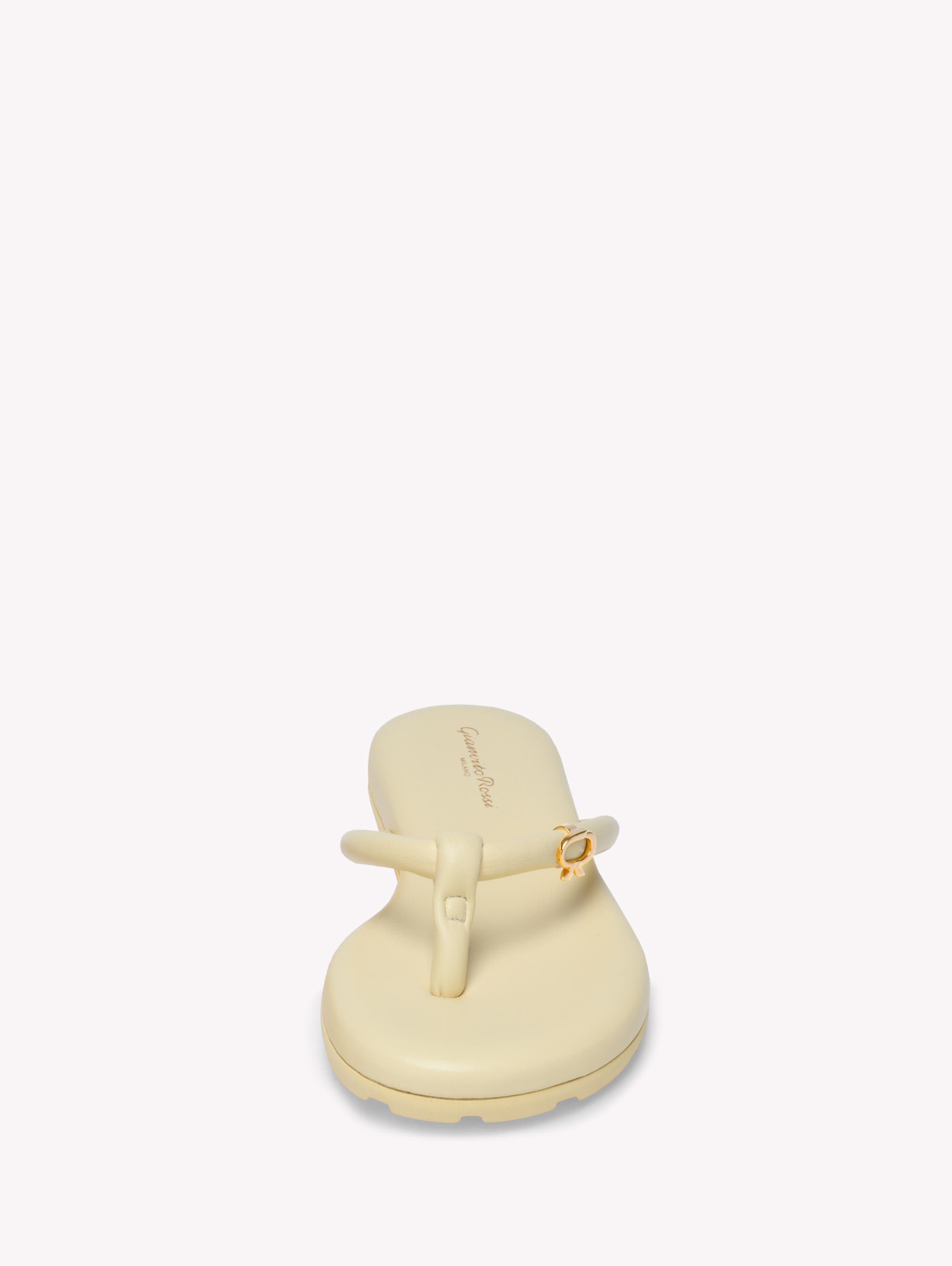 Gianvito Rossi Fiji Sandals in Beige Nappa at Nordstrom - 4