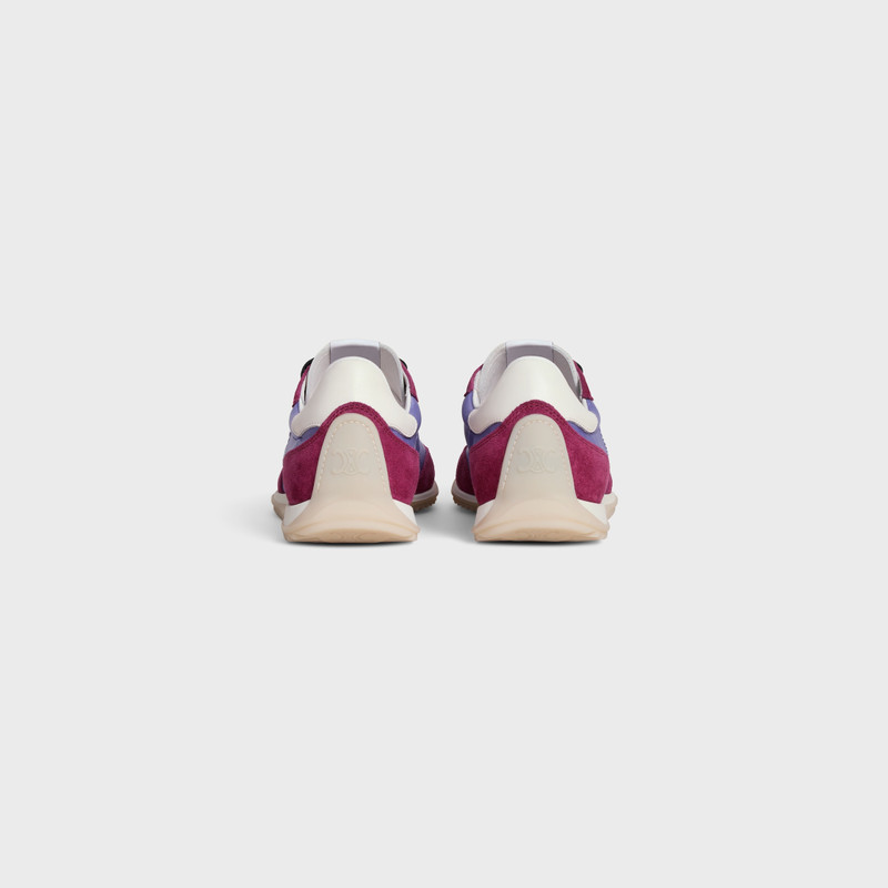 CELINE CELINE RACER - LOW TOP SNEAKER IN NYLON, SUEDE CALFSKIN AND CALFSKIN outlook