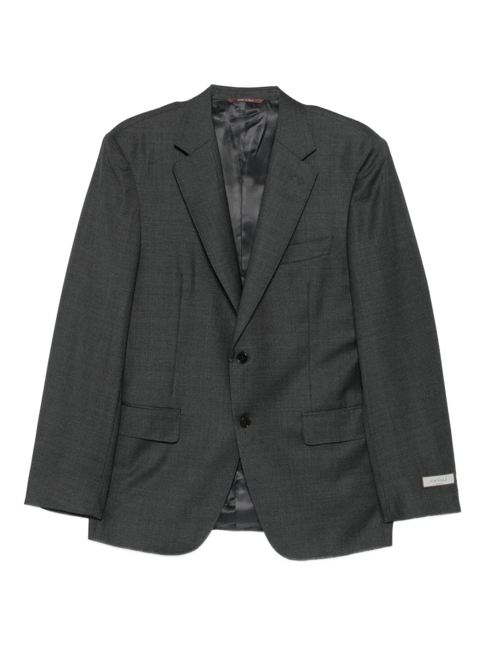 notched-lapels two-piece suit - 1