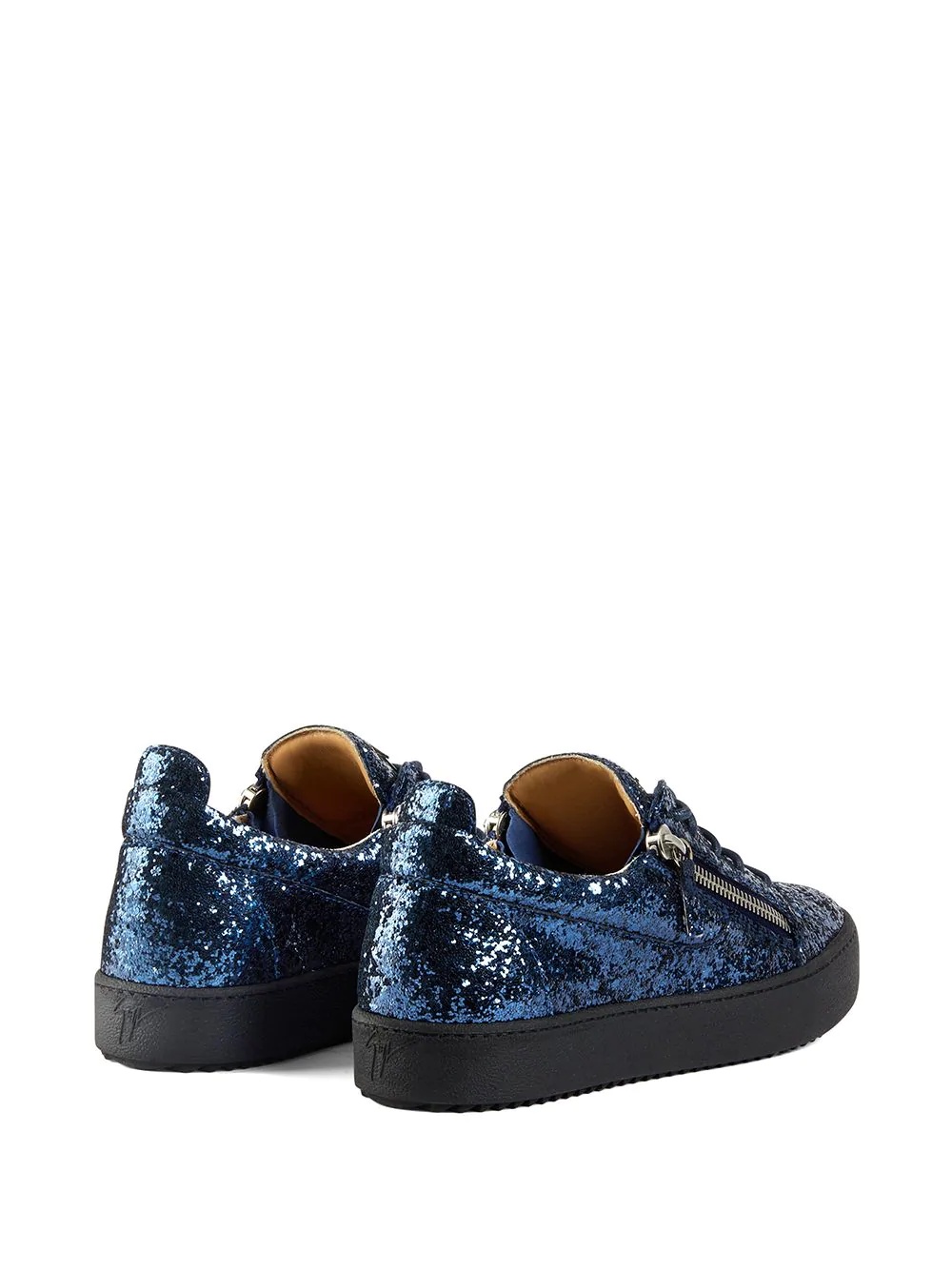 Frankie glitter low-top trainers  - 3