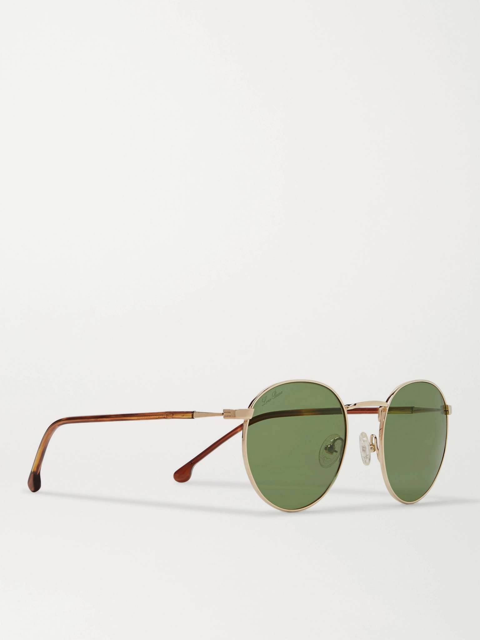 Weekend Round-Frame Gold-Tone and Acetate Polarised Sunglasses - 3