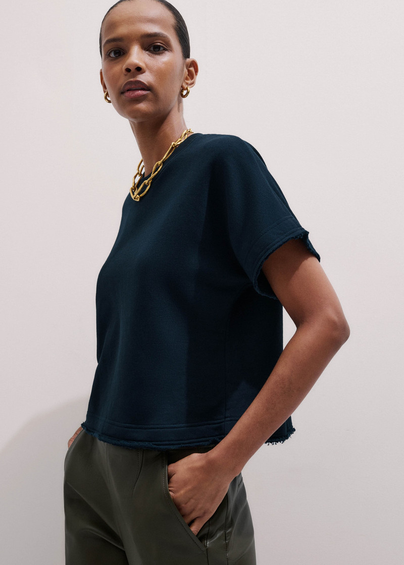 Relaxed Sweatshirt Tee 4