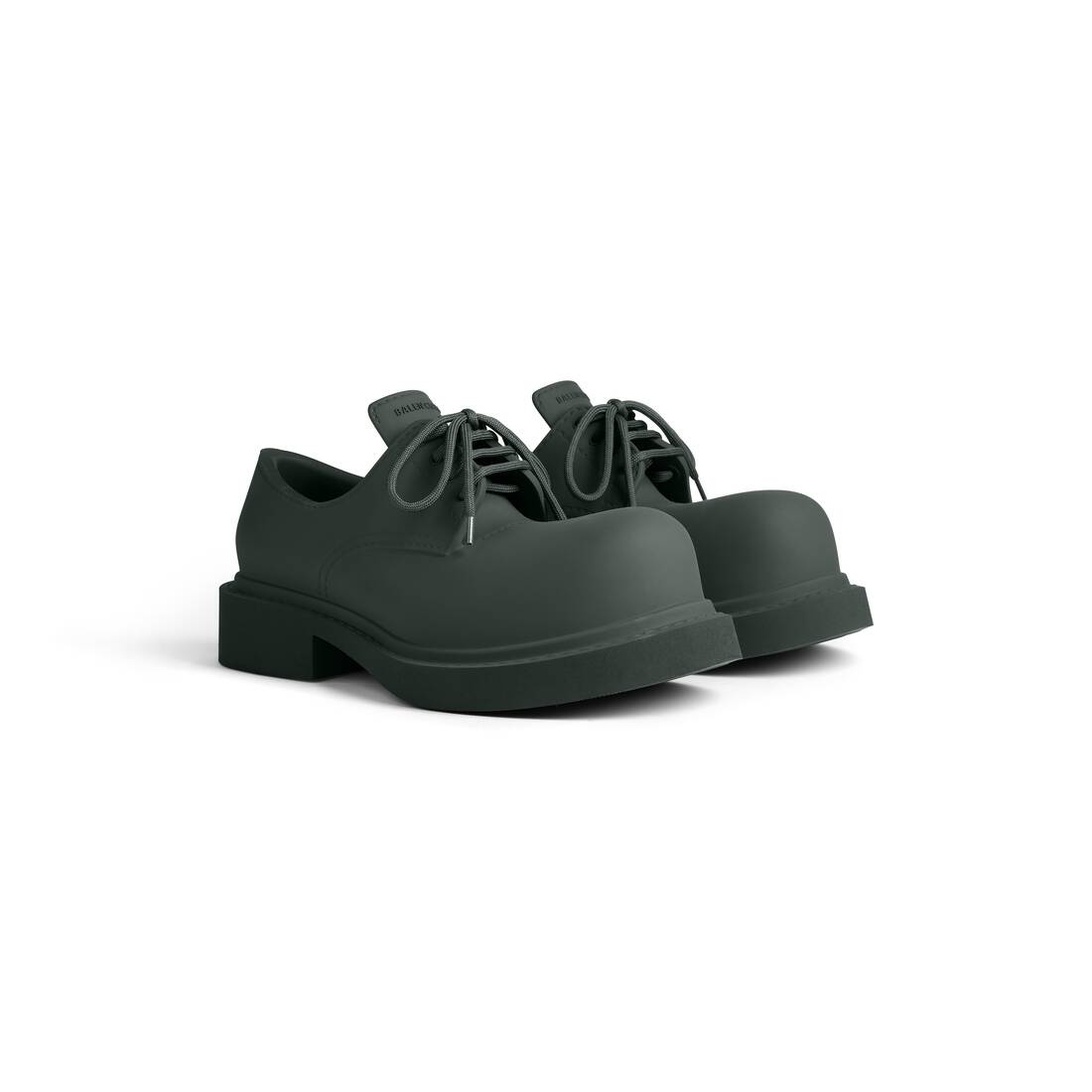 BALENCIAGA Men's Steroid Derby in Dark Green | REVERSIBLE