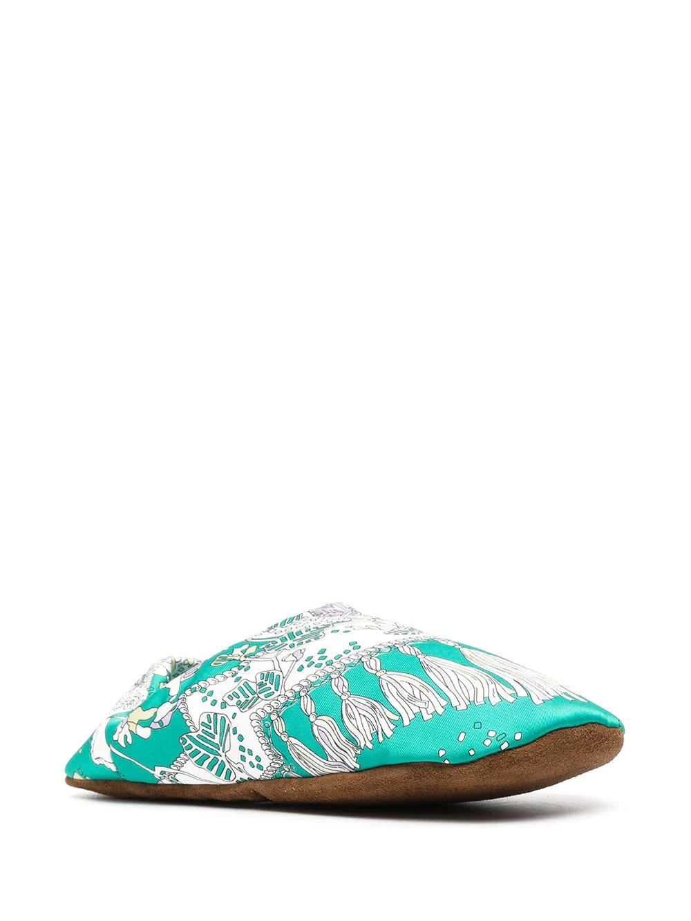 Rugiada print travel slippers - 3