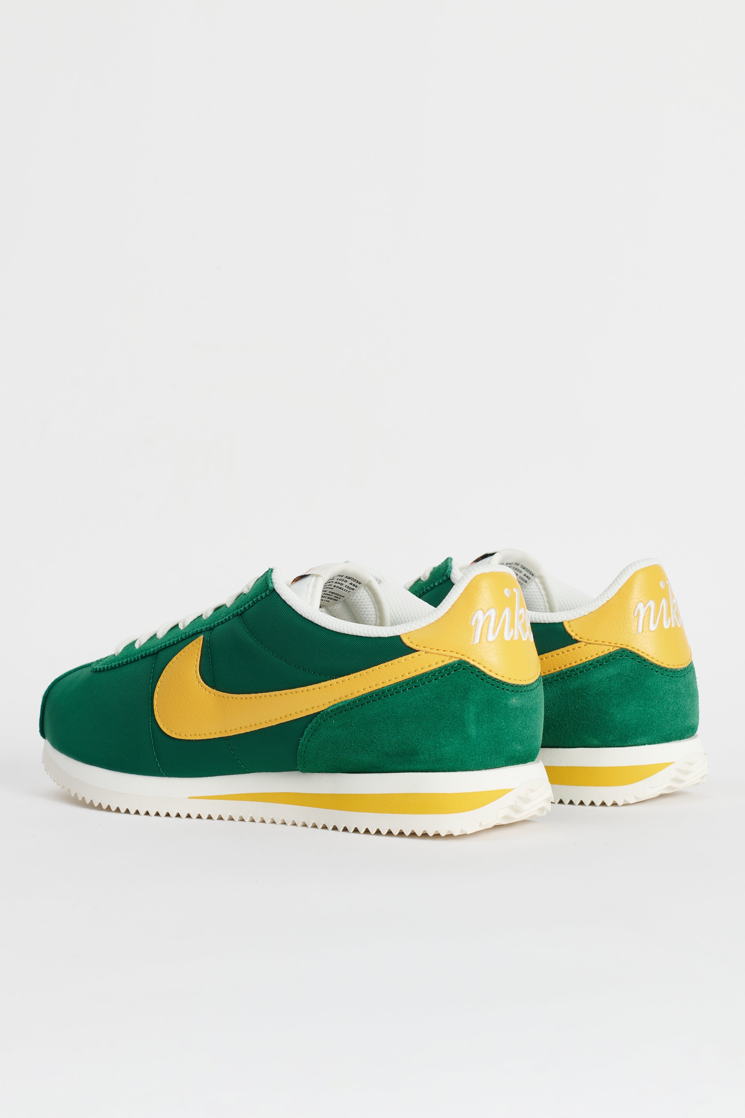 NIKE CORTEZ TEXTILE GORGE GREEN / YELLOW OCHRE - 4