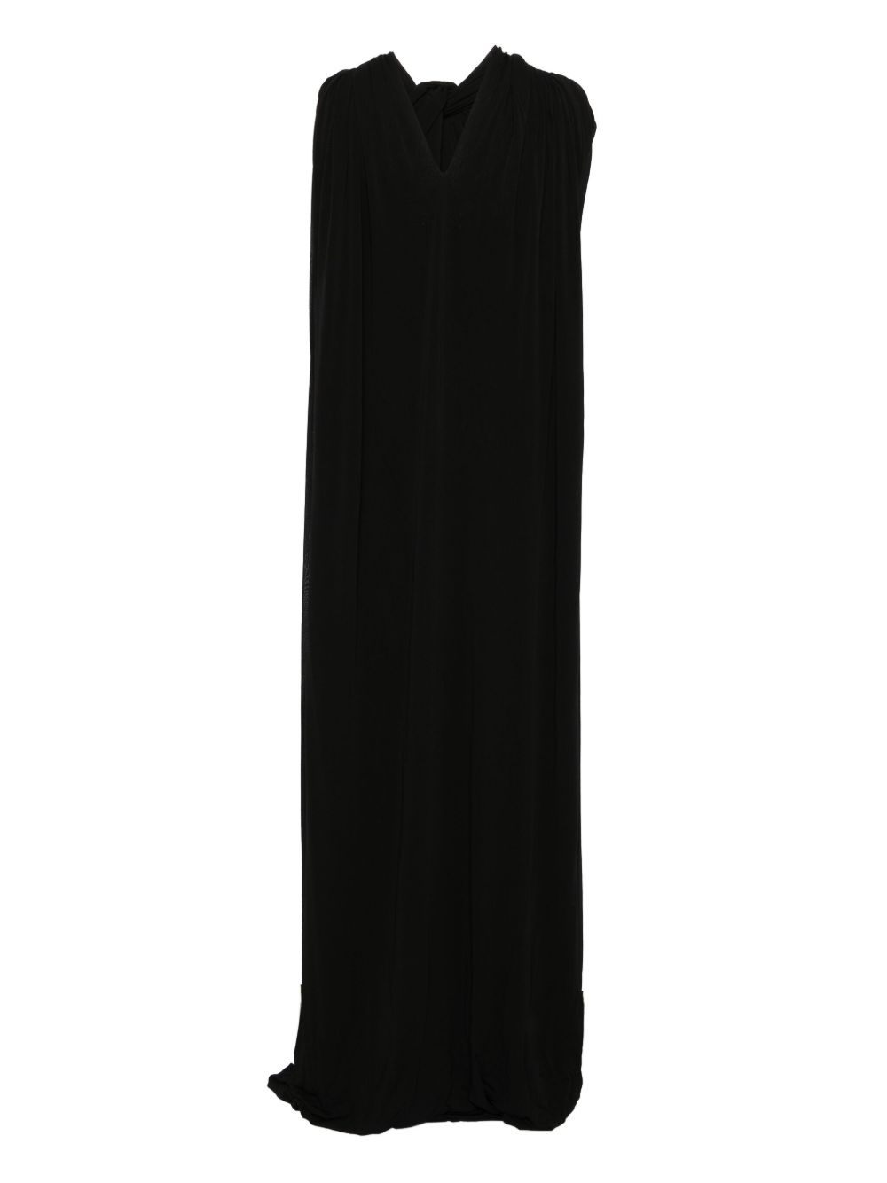 draped maxi dress - 2