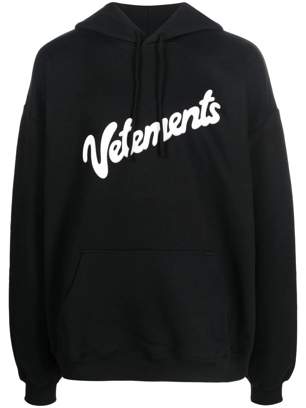 logo drawstring hoodie - 1