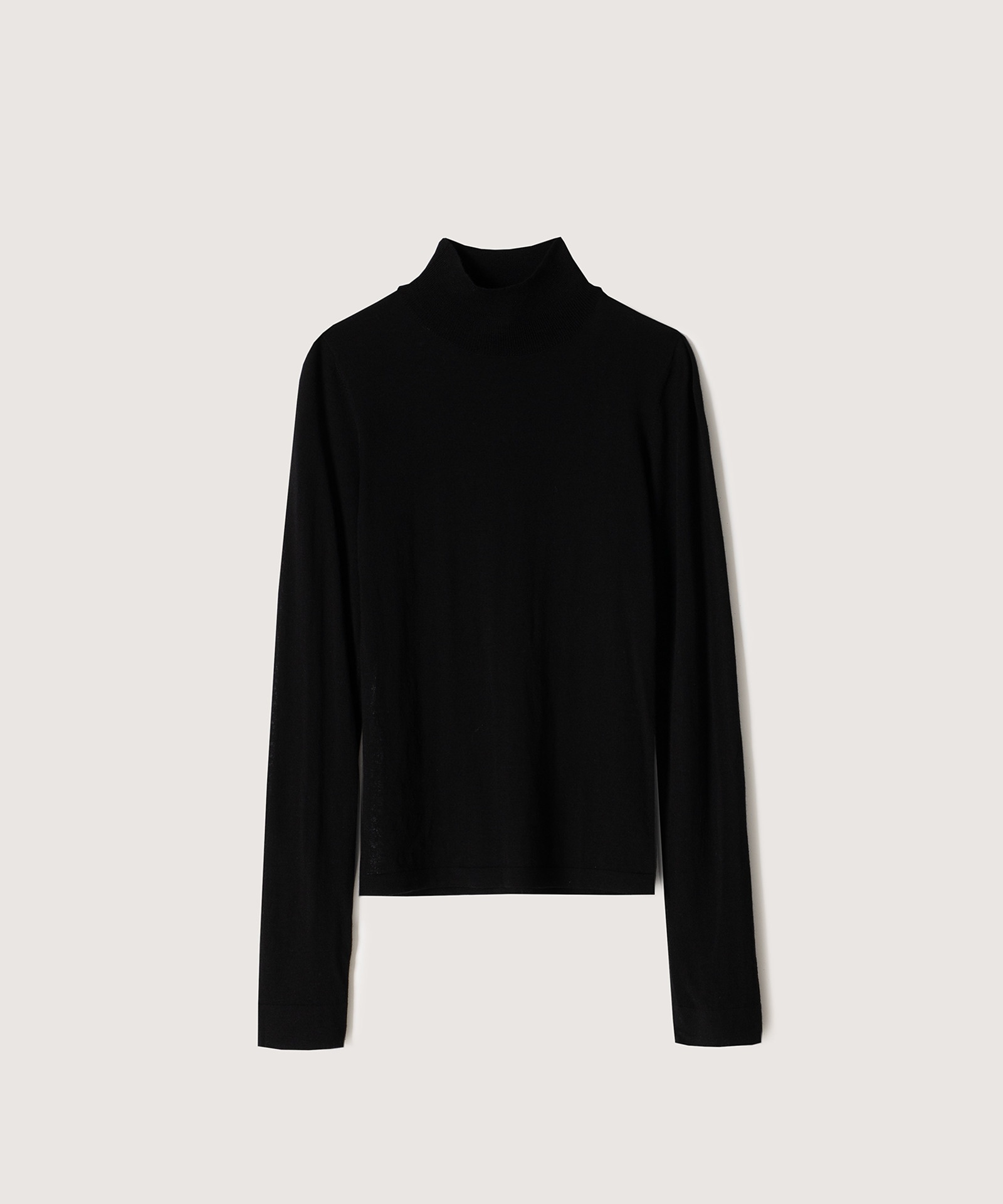 HARRI - Merino wool top - Black - 1