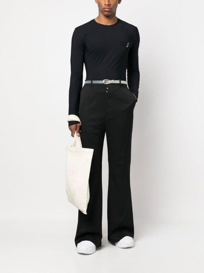 MM6 Maison Margiela flared tailored trousers outlook