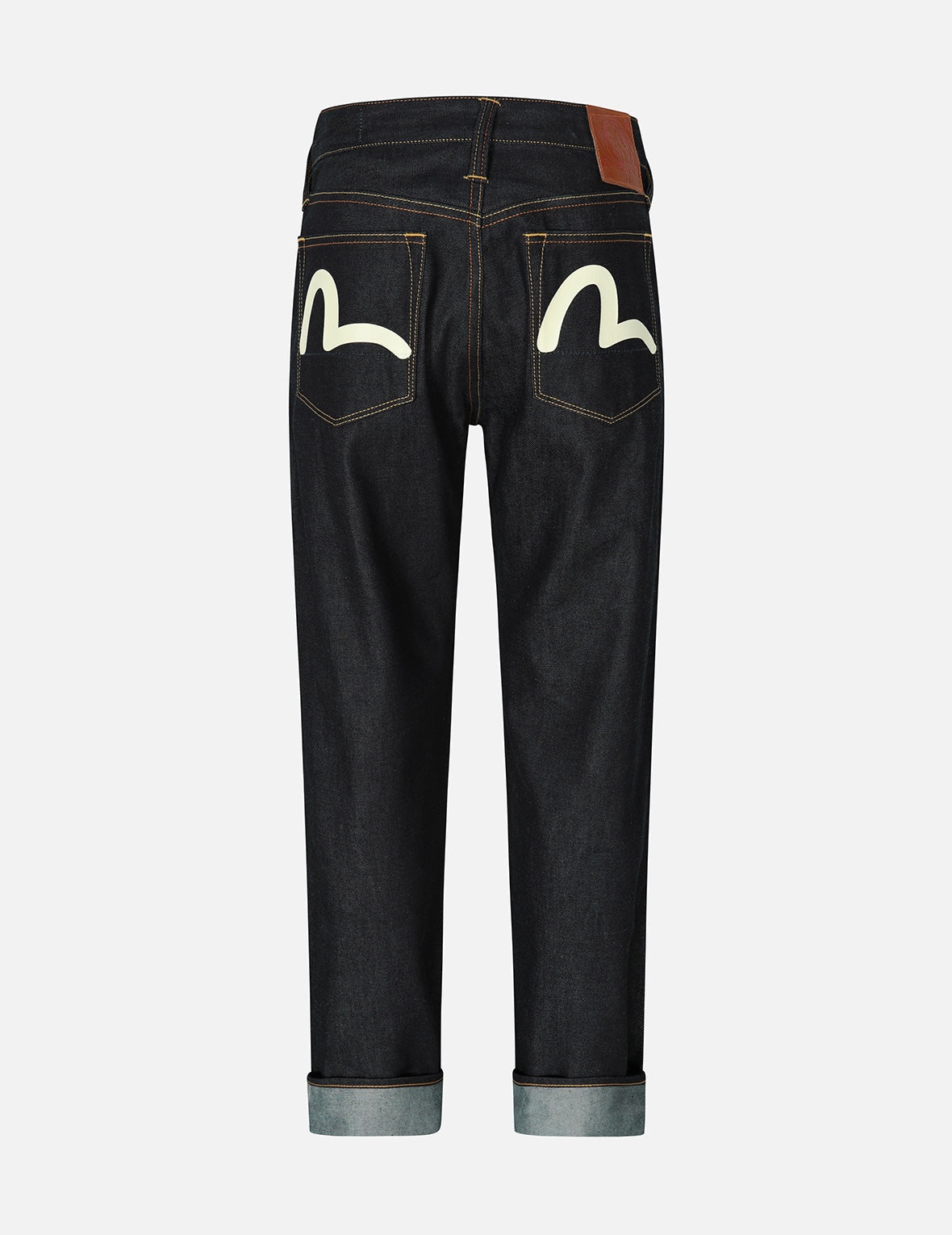 Seagull Print Baggy Fit Denim Jeans #2000 - 1