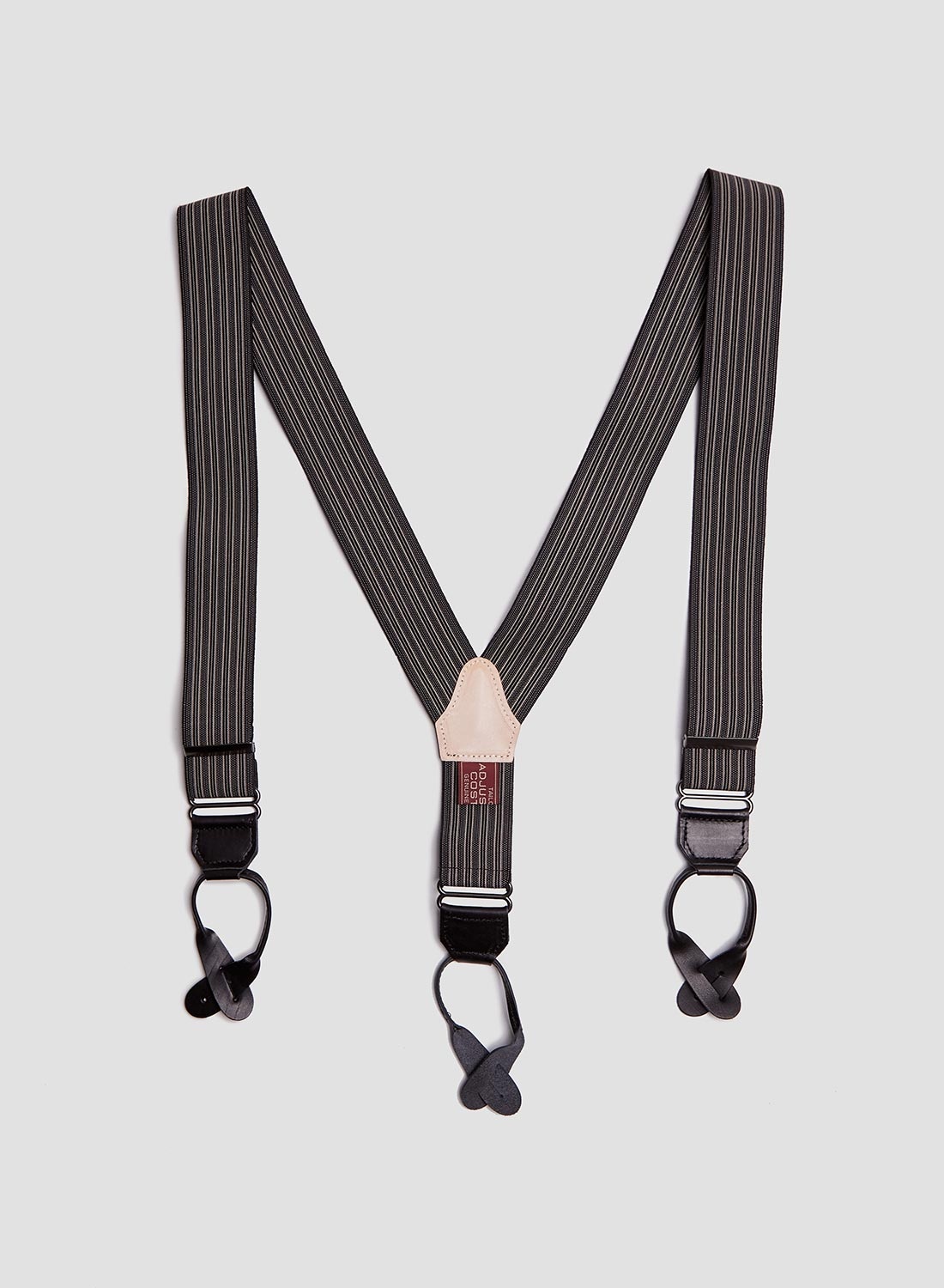 Adjustable Costume Classic Braces Stripe Black - 4
