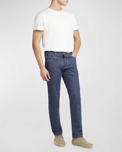 Loro Piana Men's Quarona Linen Denim 5-Pocket Pants outlook