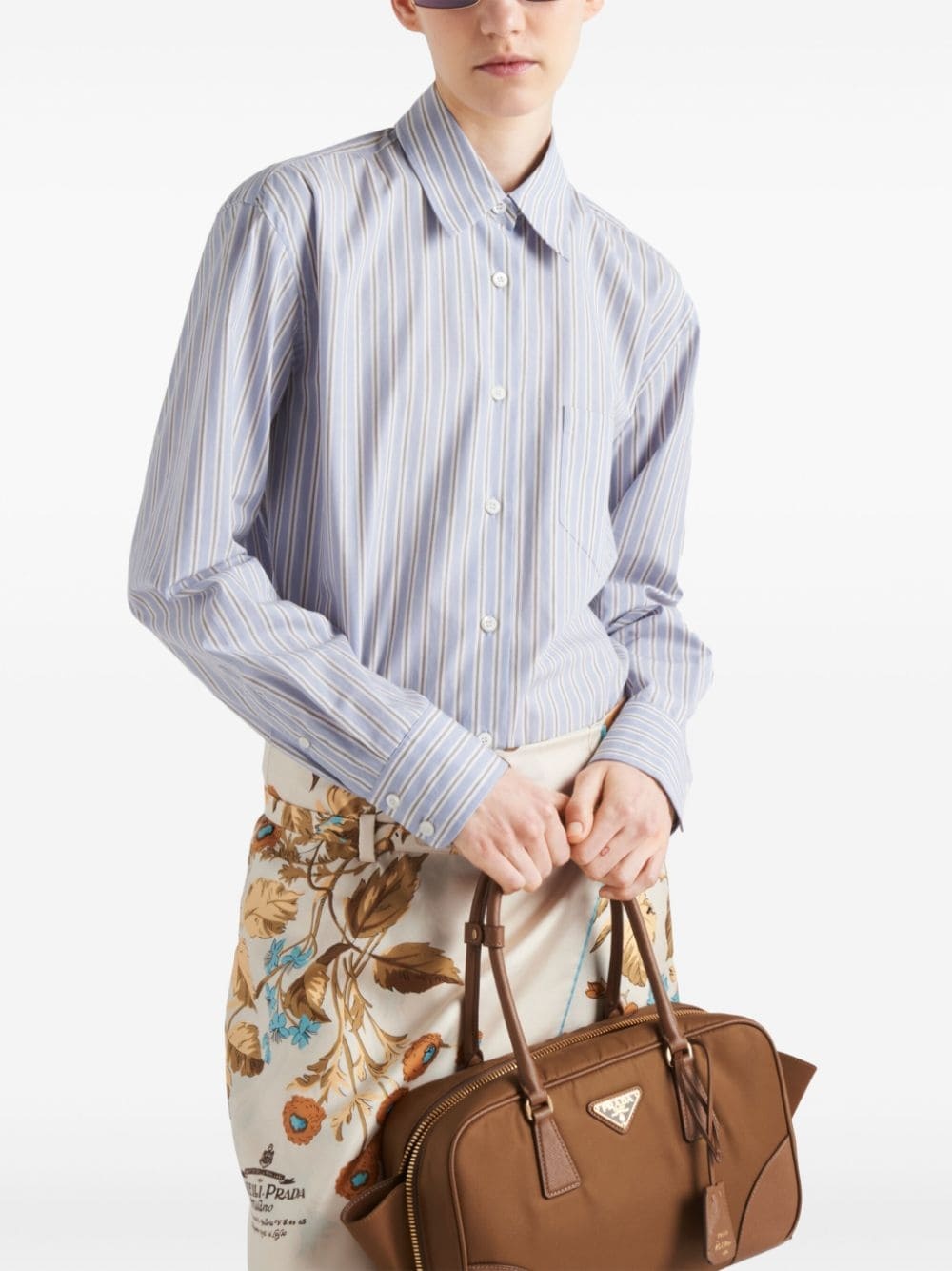 striped cotton shirt - 5