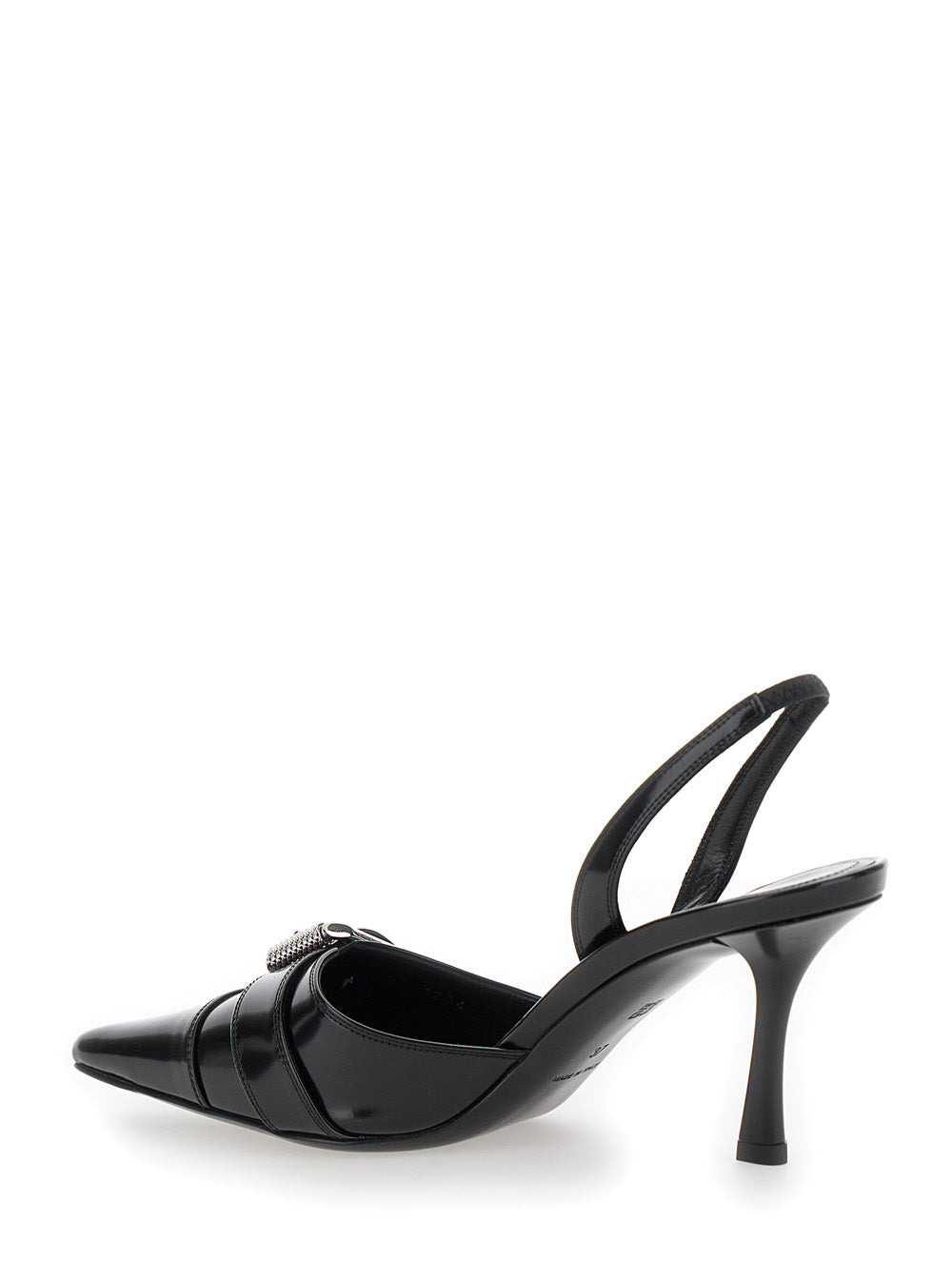 Givenchy Women 'Voyou' Black Slingback Pumps With A Buckle In Patent Leather Woman - 3