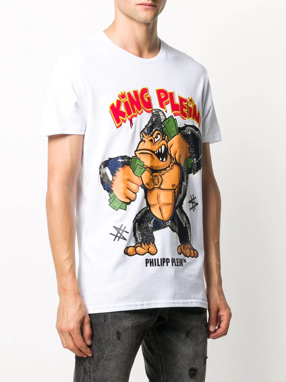 SS King Plein cotton T-shirt - 3