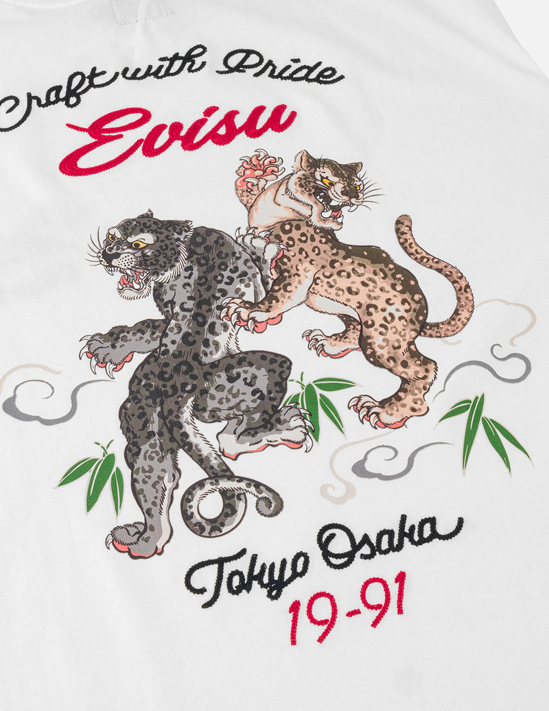 Duo Leopard Printed Embroidery T-Shirt 5