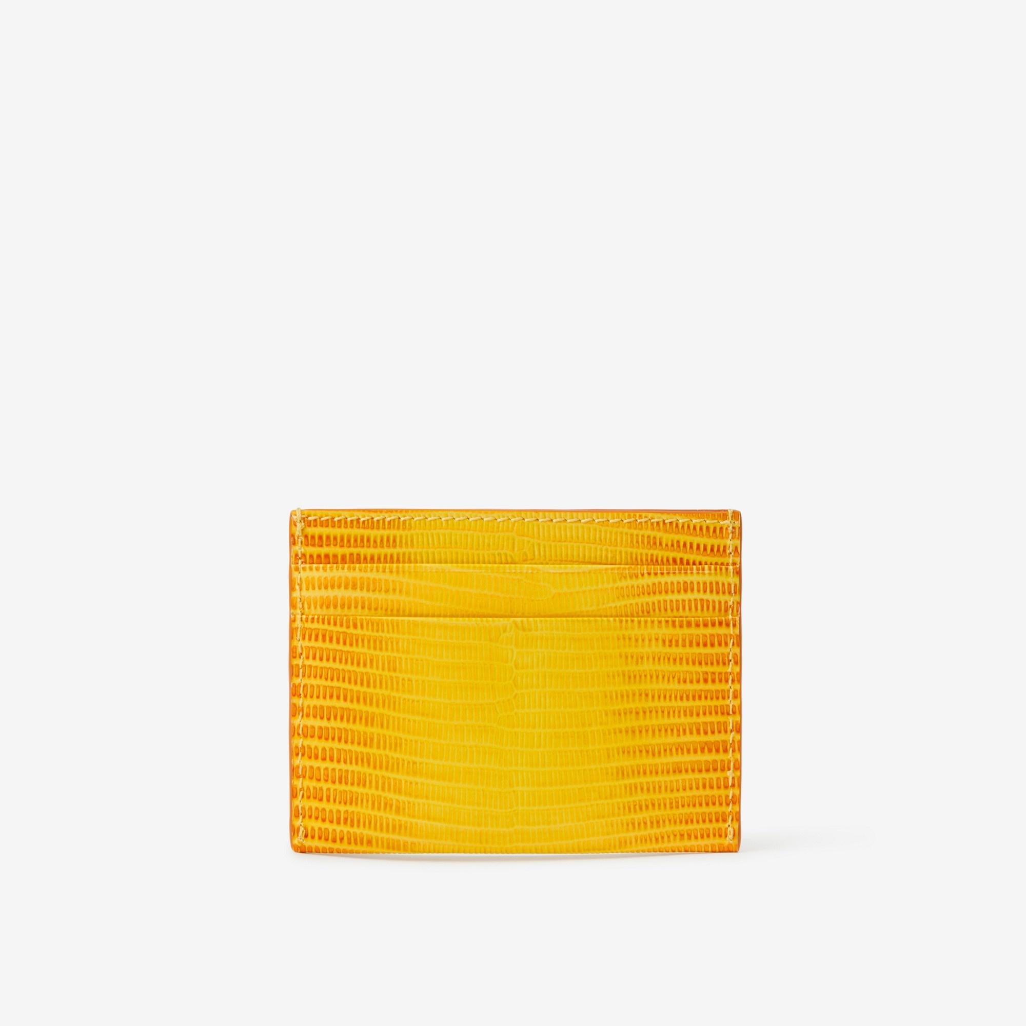 Embossed Leather TB Card Case - 3