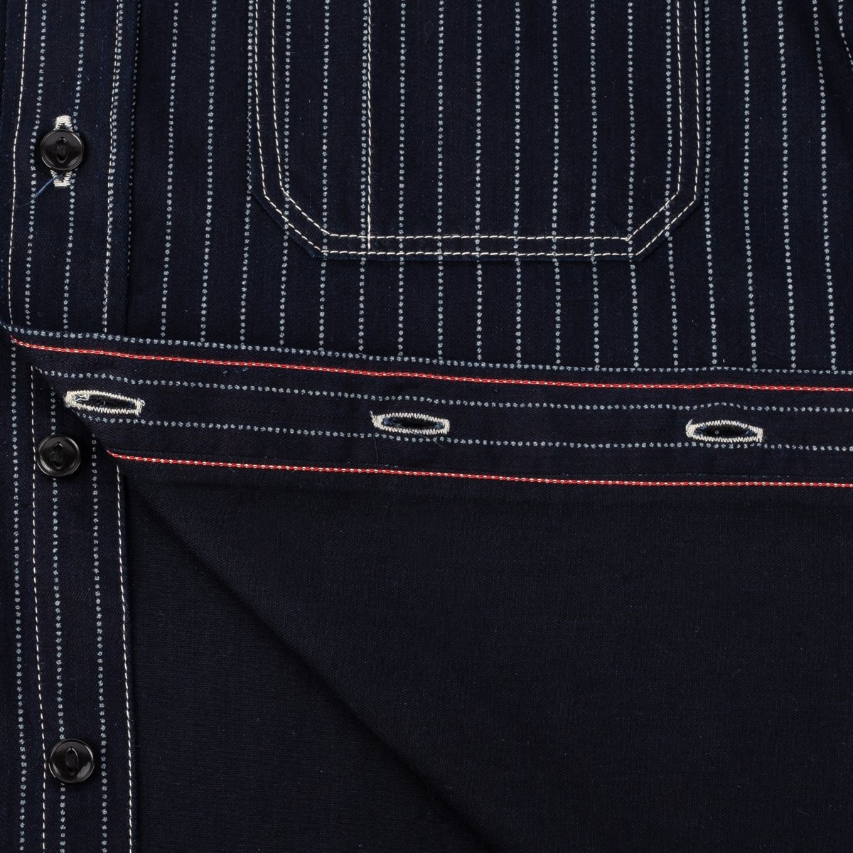 IHSH-327-IND 6oz Wabash Work Shirt - Indigo - 15