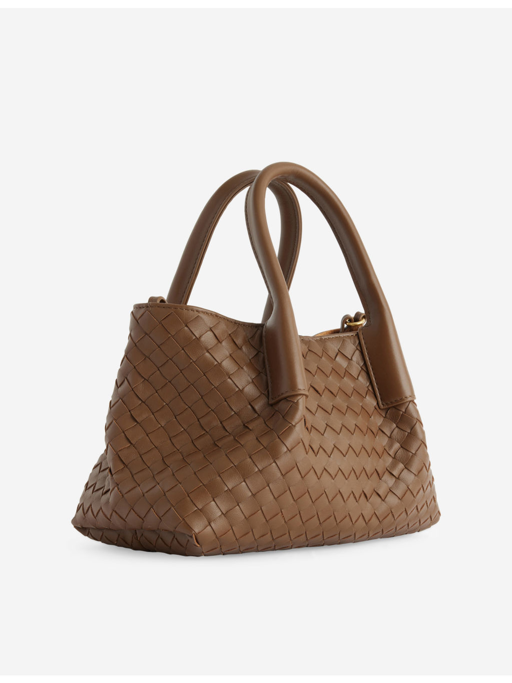 Small Pinoteca Intreacciato Leather Shoulder Bag - 5