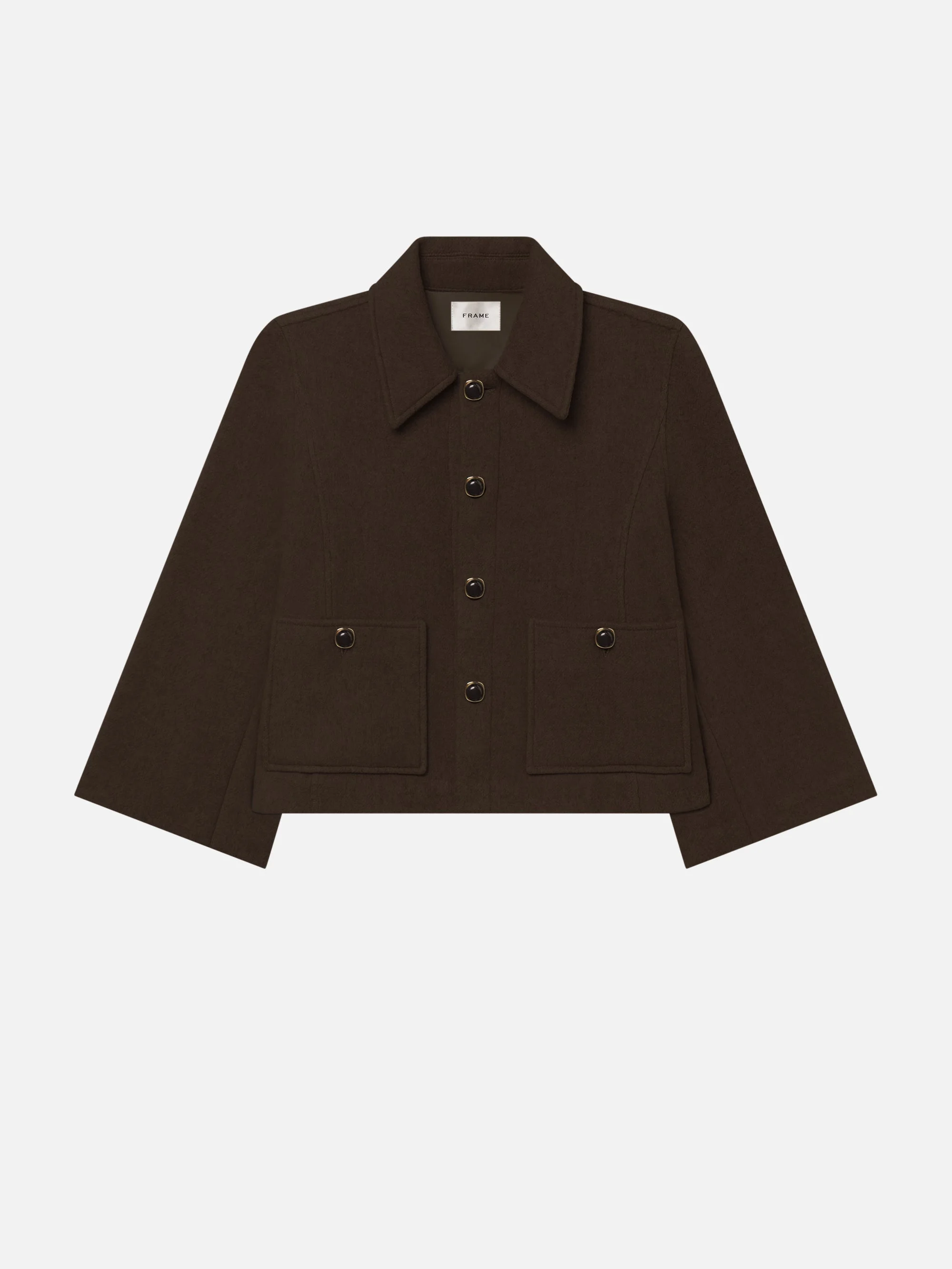 The Wool Mini Swing Jacket - 1