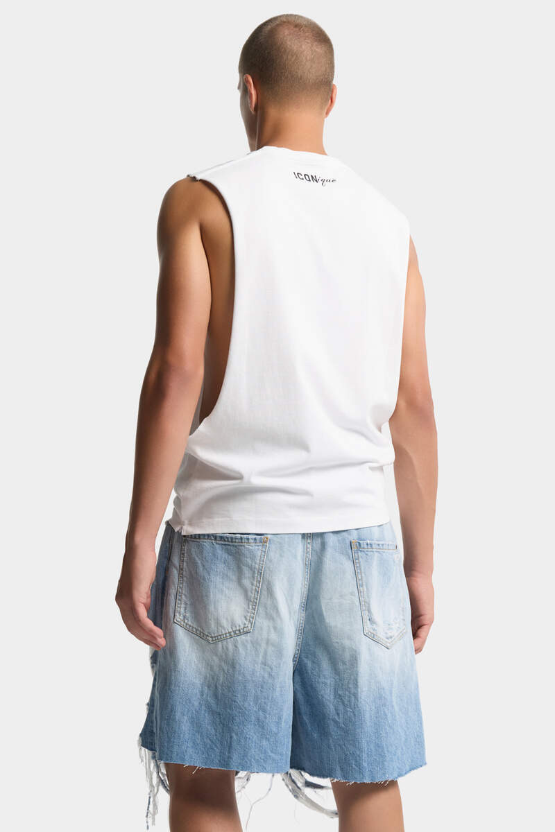 LIGHT DESTROYED WASH SURFER SHORTS 4