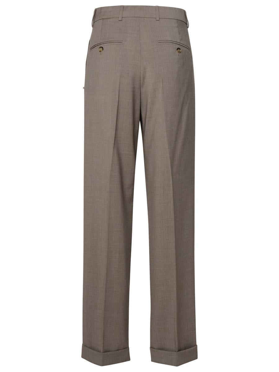 Sportmax SPORTMAX BEIGE VIRGIN WOOL TROUSERS | baltini