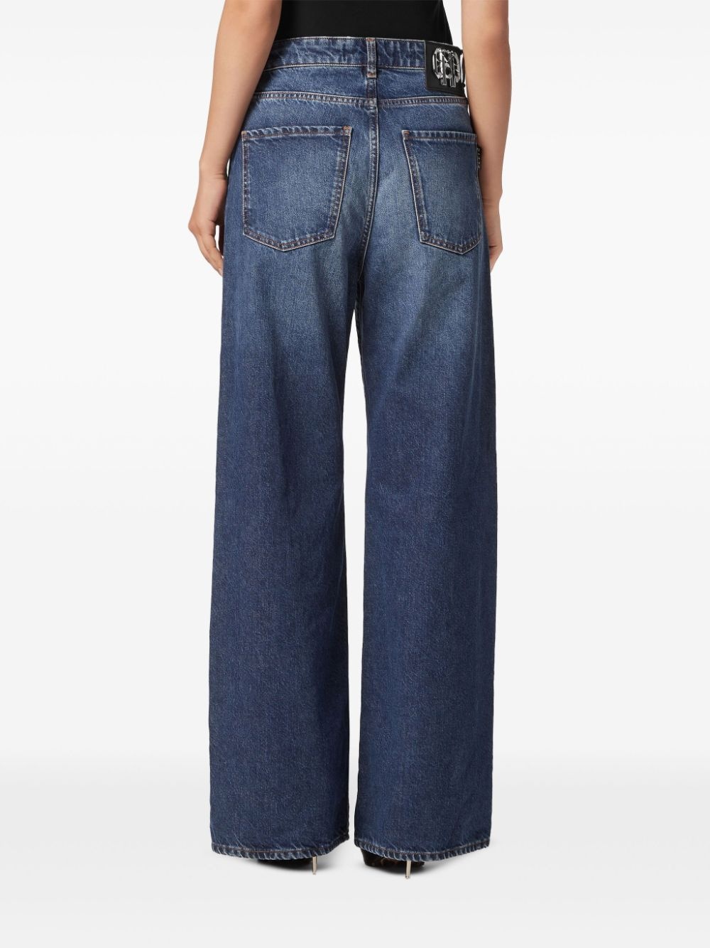 Skater high-rise wide-leg jeans - 3