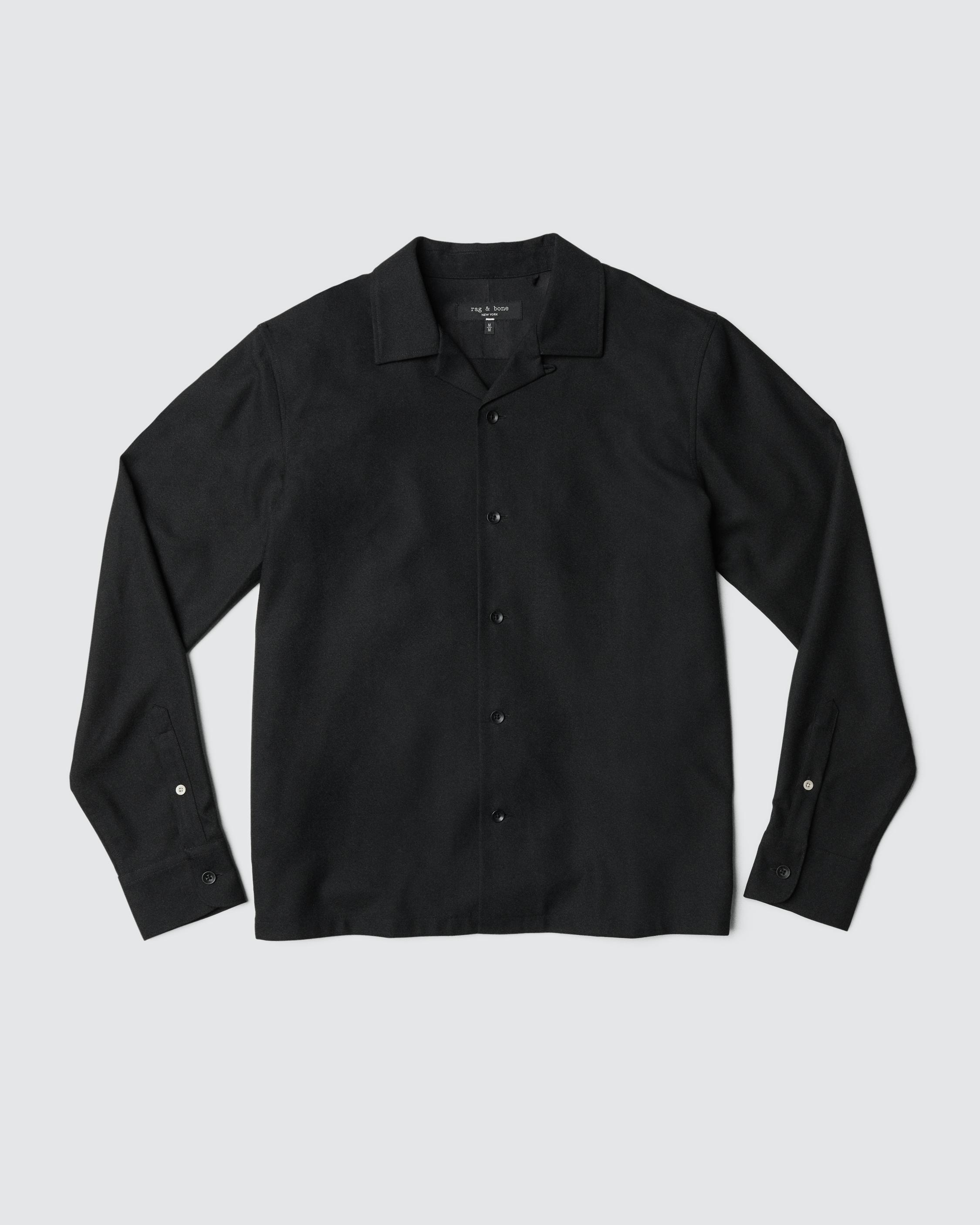 Avery Crepe Wool Shirt
Relaxed Fit Button Down - 1