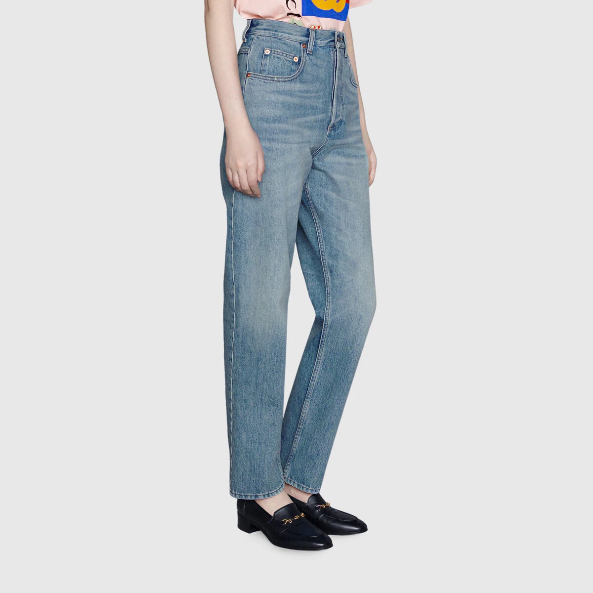Gucci Les Pommes denim pant - 4