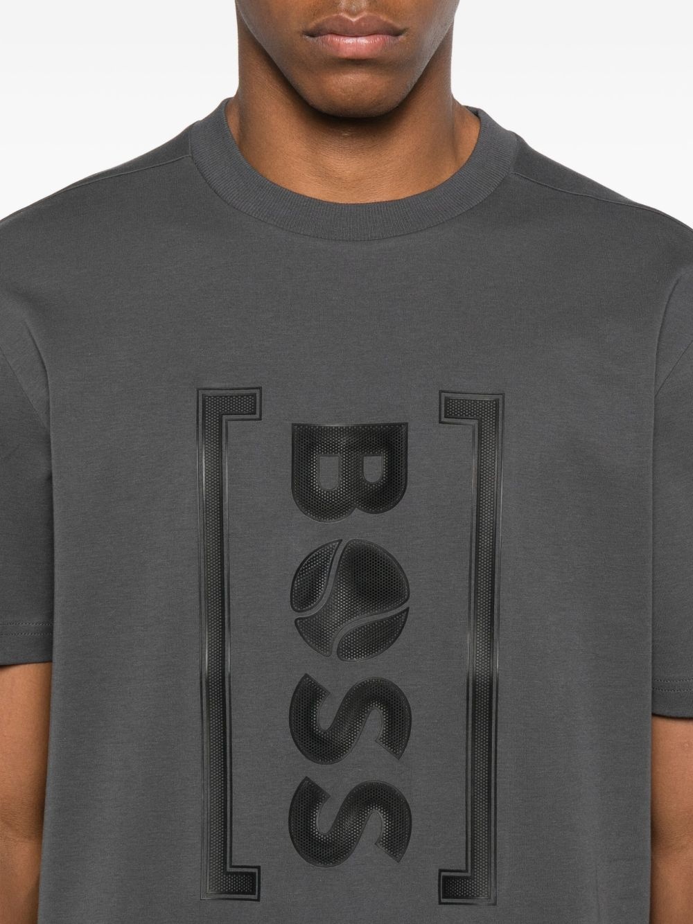 logo-print cotton T-shirt - 4