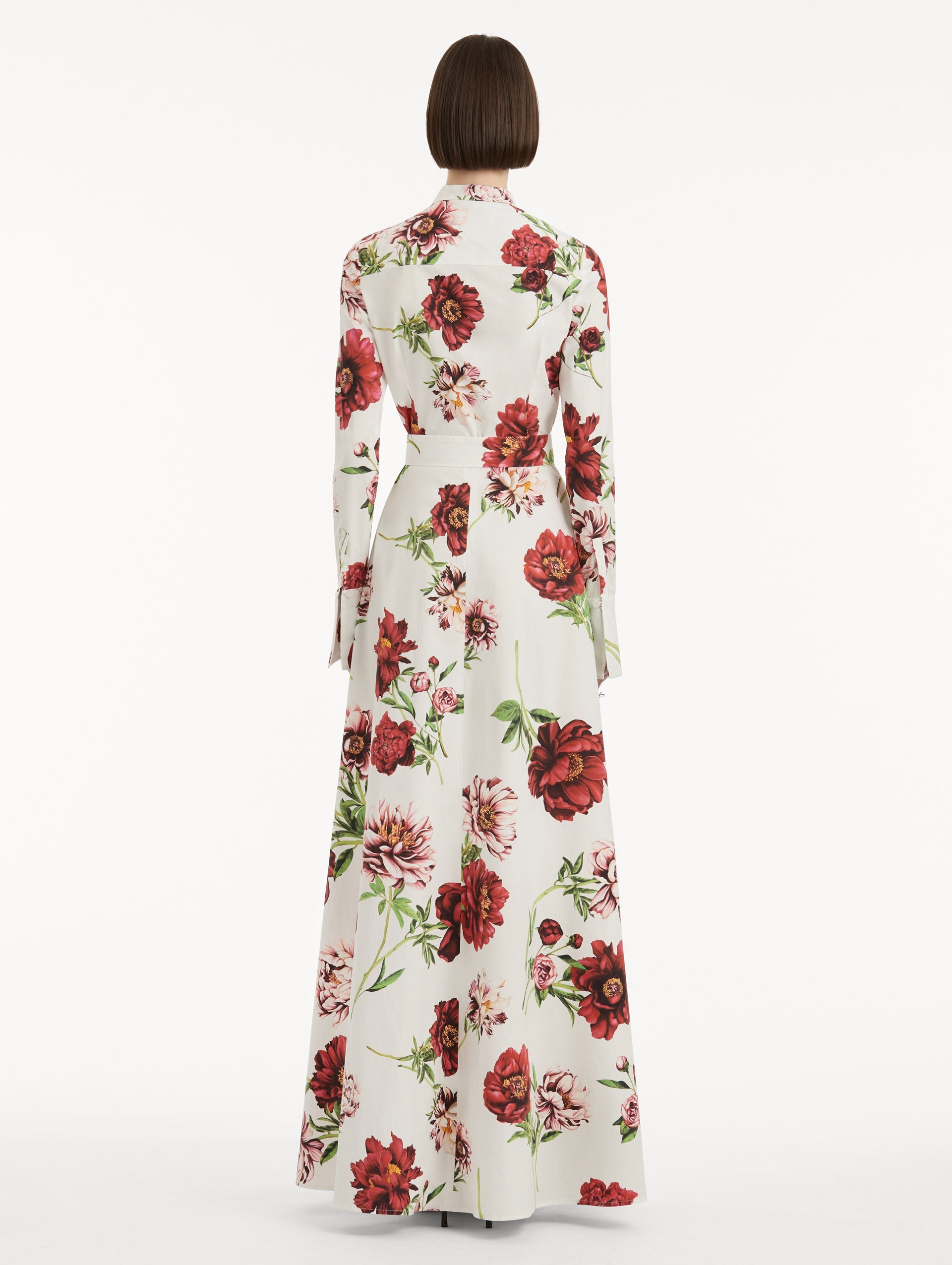 PEONY COTTON POPLIN CAFTAN - 3