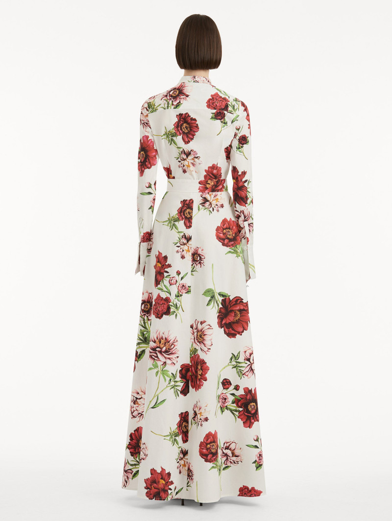 PEONY COTTON POPLIN CAFTAN 3